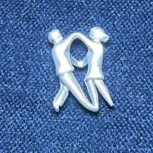 James Avery Dancing couple retired charm sterling silver